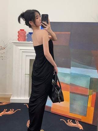 BLUMARINE DRESS BUSTIER SABLE