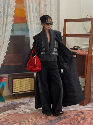 COPERNI - LONG COAT / BLACK GREY
