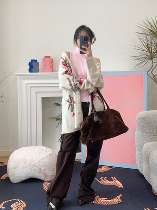 BLUMARINE MAXI SWEATER CARDIGA