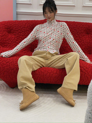 ABRA - BABY BOOT / BEIGE SUEDE