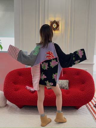 NATASHA ZINKO UPCYCLED LONG SLEEVE SWEATER