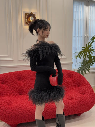 16ARLINGTON - Loisio Mini Skirt in Black