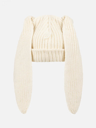 LOVERBOY - CHUNKY RABBIT BEANIE in ECRU