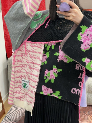 NATASHA ZINKO UPCYCLED LONG SLEEVE SWEATER