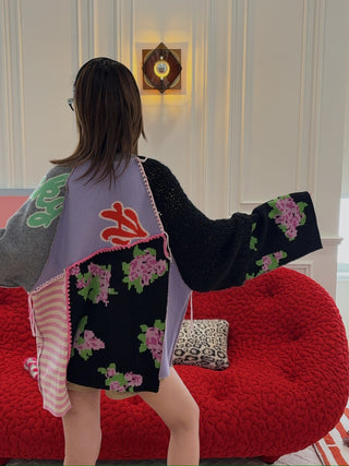 NATASHA ZINKO UPCYCLED LONG SLEEVE SWEATER