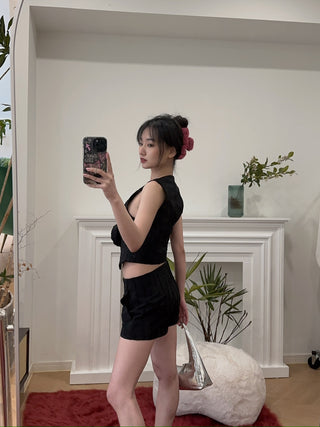 BLUMARINE SHORT PLISSE'