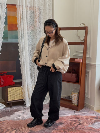 THE MANNEI - Bomber Jacket in Beige