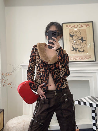 BLUMARINE LEO JACQUARD CARDIGA