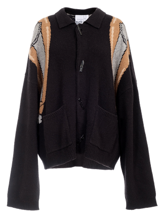Natasha Zinko Tromple L'Oeil Backpack Cardigan