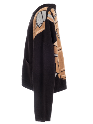Natasha Zinko Tromple L'Oeil Backpack Cardigan