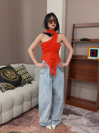 THE MANNEI - Denim Pants in Specialist clean