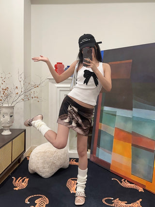 ASHLEY WILLIAMS KITTEN MINI SKIRT