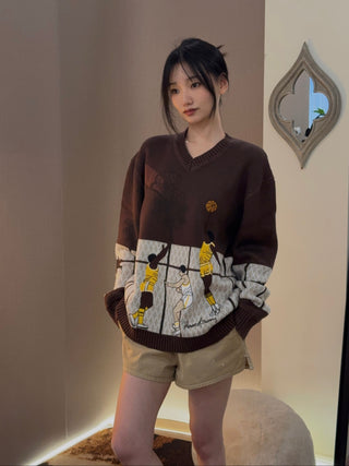 HOUSE OF SUNNY - Slam Dunk West in Dark Brown