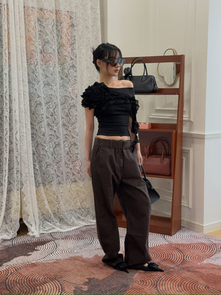 MAGDA BUTRYM - Denim Pants in Brown
