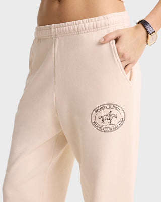 SPORTY & RICH - Riding Club Sweatpant in Cream