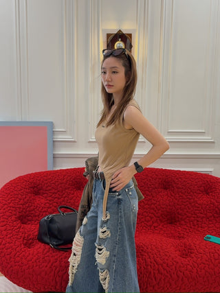 BONBOM LANTERN SLEEVELESS