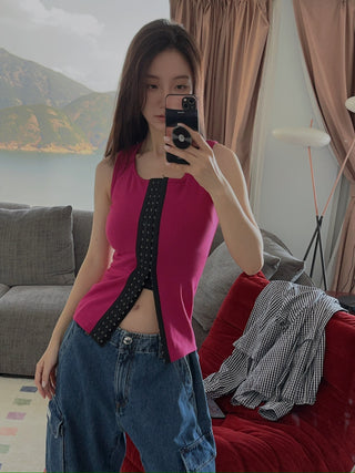 BONBOM HOOK SLEEVELESS
