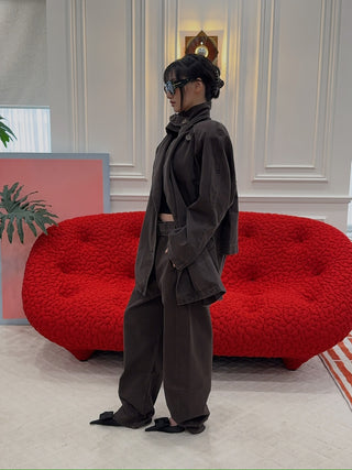 MAGDA BUTRYM - Denim Jacket in Brown