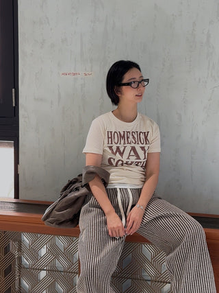 OPEN YY HOMESICK TEE CREAM