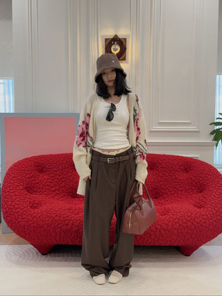 BLUMARINE MAXI SWEATER CARDIGA