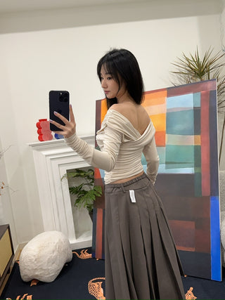 THE ANDAMANE - TRIXIE TOP - OFF SHOULDER DETAIL TOP