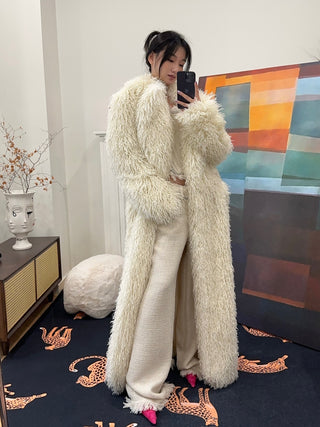 GIUSEPPE DI MORABITO COAT IN MONGOLIAN FUR