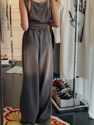 OPEN YY WASHED WIDE SWEATPANTS