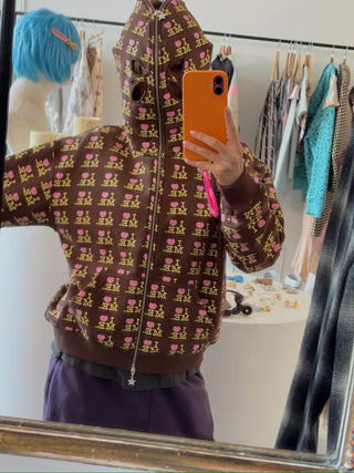 ASHLEY WILLIAMS - Butterfly Hoodie in I Heart Me Choco