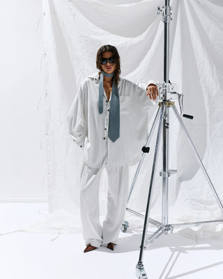 THE MANNEI - Pants in White