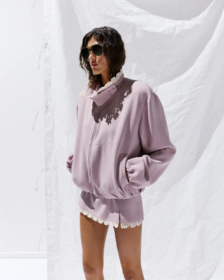 THE MANNEI - Bomber Jacket in Lilac
