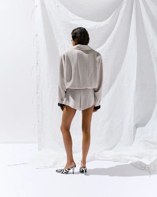 THE MANNEI - Bomber Jacket in Beige