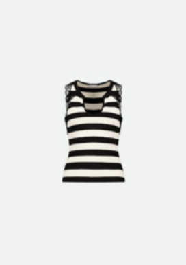 VAILLANT - PAS DE DEUX TANK TOP / BLACK/WHITE