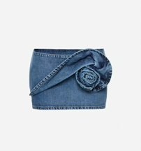 MAGDA BUTRYM - Denim Skirt in Dark Blue