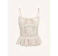 RXQUETTE - Dentelle Bodice Top in Ivory