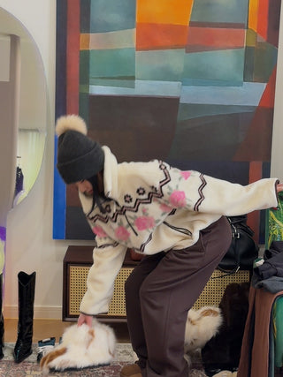 FOR LOVE & LEMONS - Posey Pullover in Cream