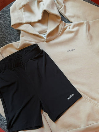 BONBOM - BIKER SHORTS / BLACK