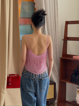 BLUMARINE GEORG EMBROID TOP