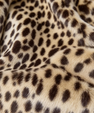 Pre-order CARELLI - Carol Leopard Jacket in Beige Leopard Print