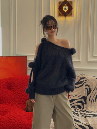 BLUMARINE KIMONO SWEATER