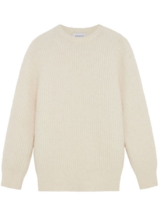 16ARLINGTON - SEPHIA KNIT JUMPER / ALPACA KNIT BIANCO