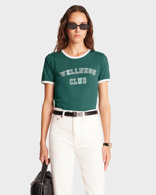 SPORTY & RICH - Wellness Club Ringer Tee