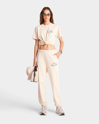 SPORTY & RICH - Fitness World Sweatpant in Cream