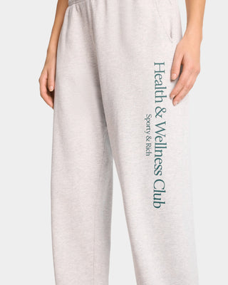 SPORTY & RICH - H&W Crest Sweatpant in Gray
