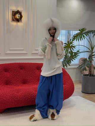 MM6 Maison Maigiela DRAWSTRING WIDE LEG SWEATPANTS