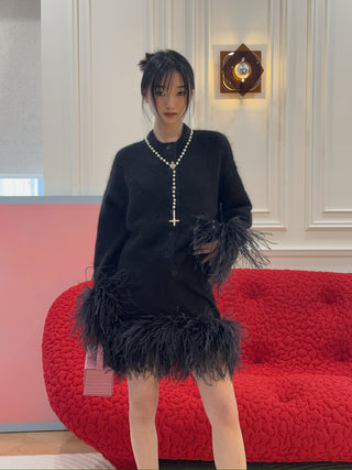 16ARLINGTON - Alena Cardigan in Mohair Knit