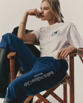 SPORTY & RICH - Polo Club T-Shirt in White