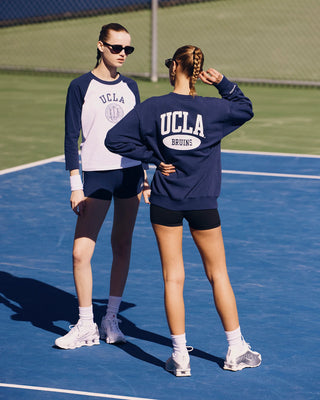 SPORTY & RICH - Westwood Crewneck in Dark Navy