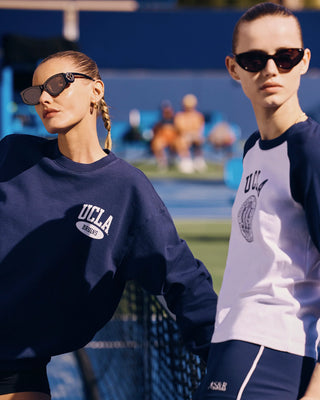 SPORTY & RICH - Westwood Crewneck in Dark Navy