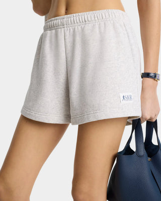 SPORTY & RICH - SR Runner Soft Disco Short in Gray