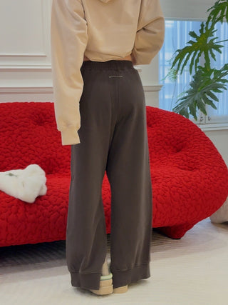 MM6 Maison Margiela OPEN PANTS BROWN